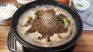 순대국 팔팔 끓는 영상.... 아 오늘은 순대국이 끌린다★