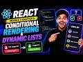 React Module 3 Chapter 6: Conditional Rendering and Dynamic Lists