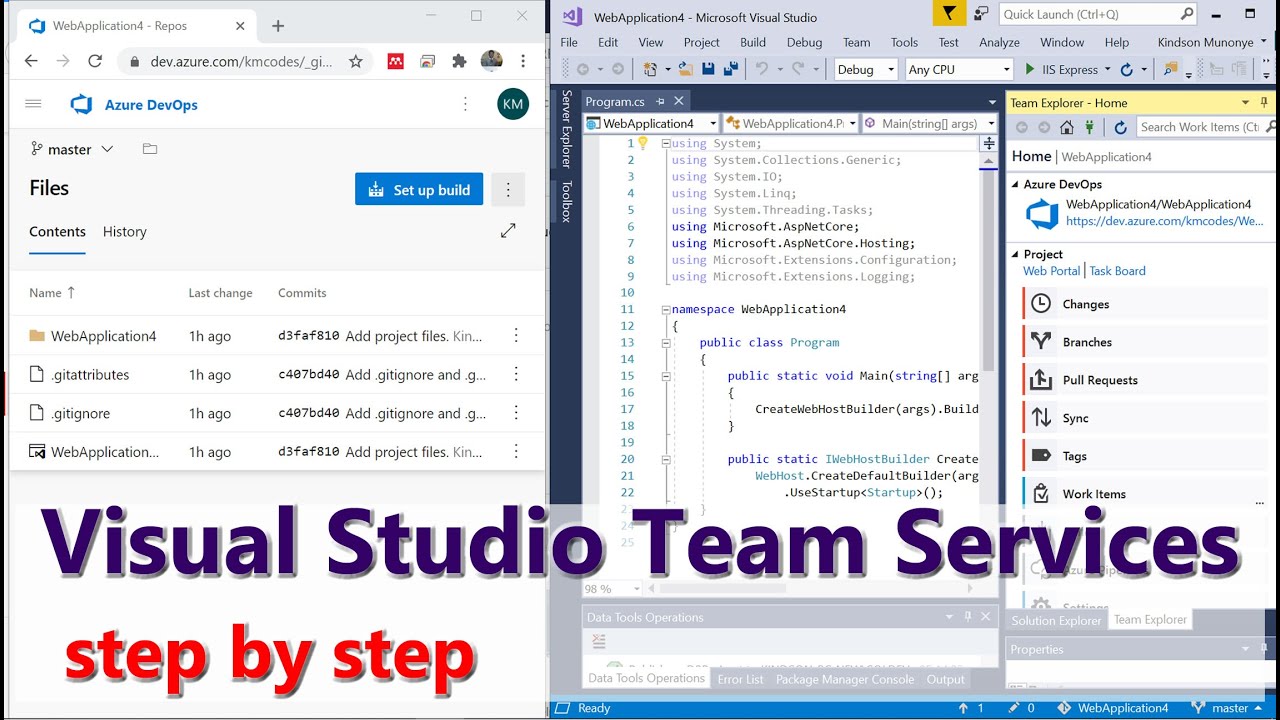 Azure DevOps - How To Connect To Visual Studio Team Services In Visual ...