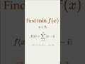 Find the Min Value of Summation of n Absolute Values