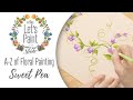 Learn to Paint a Sweet Pea - FolkArt One Stroke A-Z of Floral Painting