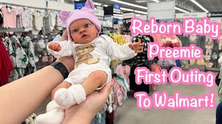 Reborn Preemie First Outing To Walmart! New Fall And Winter Baby Stuff! Did We Get The Right One?