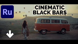 How to Add Cinematic Black Bars in Adobe Premiere Rush | Android & iOS | Adobe Rush Tutorial 2021