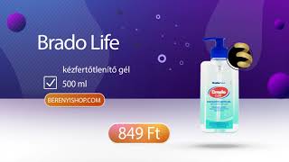 Bradolife kézfertőtlenítő gél 500ml