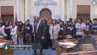 New Jersey General Assembly Voting Session Ceremonial for Hispanic Heritage Month