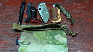 Recycled Firefighter GEAR POUCH EDC REVIEW