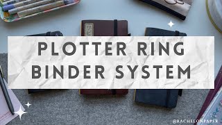 PLOTTER RING BINDER SYSTEM | how I use my plotter binders for planning & journaling & more