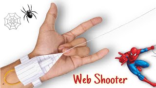 Spider-Man web shooter making easy | How to make Spider Man web shooter with paper | paper craft