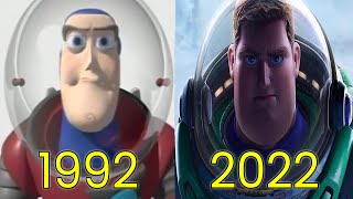 Evolution of Buzz Lightyear in Movies & TV (1992-2022)