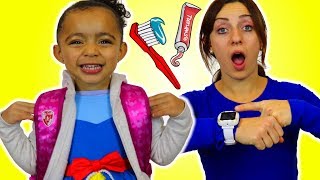Put On Your Shoes Song | Hurry Up Morning Routine Nursery Rhymes & Song for Kids