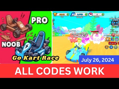 *All CODES WORK* Go Kart Race ROBLOX, July 26, 2024