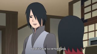 Sarada asks Sasuke to Learn Chidori