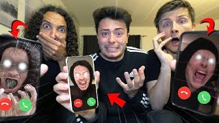 CALLING OUR EVIL TWINS ON FACETIME AT 3 AM!! (THEY TAKE OUR YOUTUBE CHANNELS)