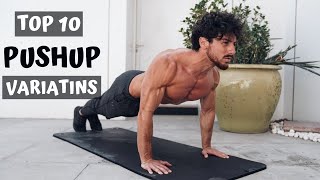 TOP 10 PUSH UPS VARIATIONS TO BUILD MUSCLE | Rowan Row