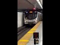 ttc train enters osgoode stn with tunnel view. toronto canada iphone 14 pro max camera 4k. ttc