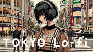 𝐏𝐥𝐚𝐲𝐥𝐢𝐬𝐭 Tokyo City Ginza lo-fi chill hiphop / 1hour Lofi hiphop mix (Chill & Study)