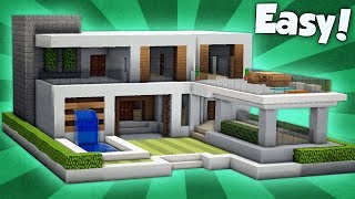 Minecraft: How to Build a Modern House Tutorial (#8) 2018