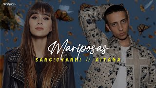 Sangiovanni, Aitana - MARIPOSAS (Lyrics/Testo) - Versione in spagnolo di “Farfalle\