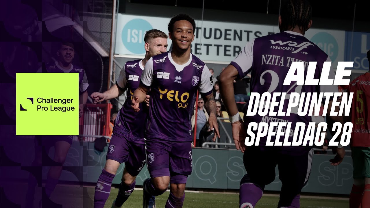 ALLE DOELPUNTEN SPEELDAG 28 👀⚽ Challenger Pro League Hoogtepunten 23/24 ...