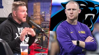 Pat McAfee's Thoughts On Joe Brady Being Hired By The Panthers