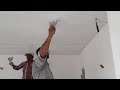 gypsum board finishing dry ceiling joint step by step