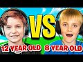 12 YEAR OLD vs. 8 YEAR OLD (Fortnite 1v1)