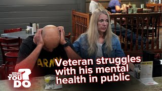 A veteran struggling with PTSD is in need of support