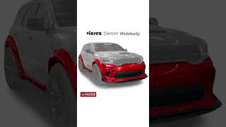 Vicrez just released Widebody kit for Dodge Durango Hellcat 👇Thoughts👇 #vicrez #hellcat #srt