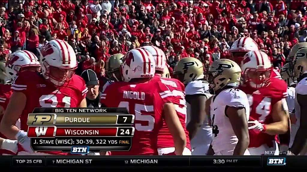 Purdue At Wisconsin - Football Highlights - YouTube