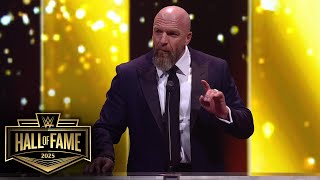 Triple H gets choked up during WWE Hall of Fame speech: WWE Hall of Fame 2025 highlights
