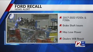 Ford recalls heavy-duty pickups