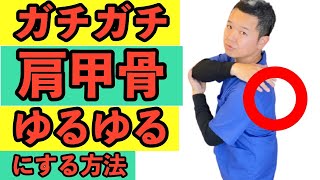 【肩甲骨ストレッチ】ガチガチ肩甲骨をゆるゆるにする方法　腰痛肩こりでお悩みなら整体院AIN-アイン-へ