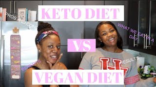KETO DIET VS VEGAN DIET || WEIGHT LOSS JOURNEY 2018