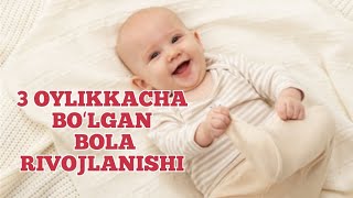 1-oydan 3 oylikgacha boʻlgan chaqaloq rivojlanishi