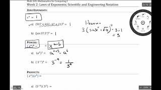 Module 2: Scientific & Engineering Notation