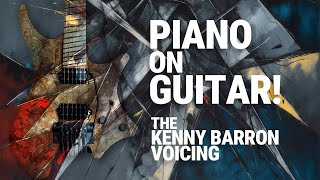 Tone of a PRO! Master Kenny Barron's Piano Chords on Guitar