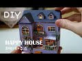 DIY Miniature Dollhouse Kit/ 해피 하우스/ Happy House/ miniature minirose 미니어처 미니로즈