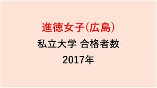 進徳女子高校　大学合格者数　2017～2014年【グラフでわかる】