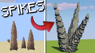 How To Make EPIC Minecraft Spikes (2023)