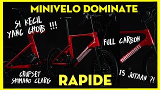 minivelo dominate rapide | sepeda minivelo terbaru dominate bike 2021