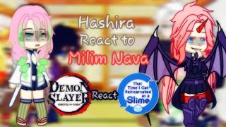 Hashira react to Milim Nava||Demon Slayer react That Time I Get Reincarnated as a Slime|| [Part 2/3]