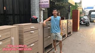 Bị BOOM 6 tủ đựng giày dép gỗ thông minh giá chỉ 1.400.000 vnđ/tủ giá rẻ