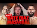 🔴Nate Diaz vs Jorge Masvidal 2 LIVESTREAM WATCH PARTY!!! | SMOKED