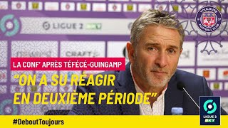 #TFCEAG "On a su réagir en deuxième période", Philippe Montanier après TéFéCé/Guingamp