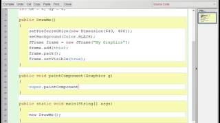 Learn 2 Code E2.JAVA Creating a Graphics Window
