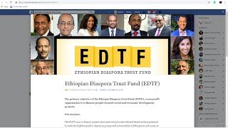 EDTF ዳያስፖራው 1 ዶላር በቀን መስጠት ያልፈለገው ለምንድነው part 1