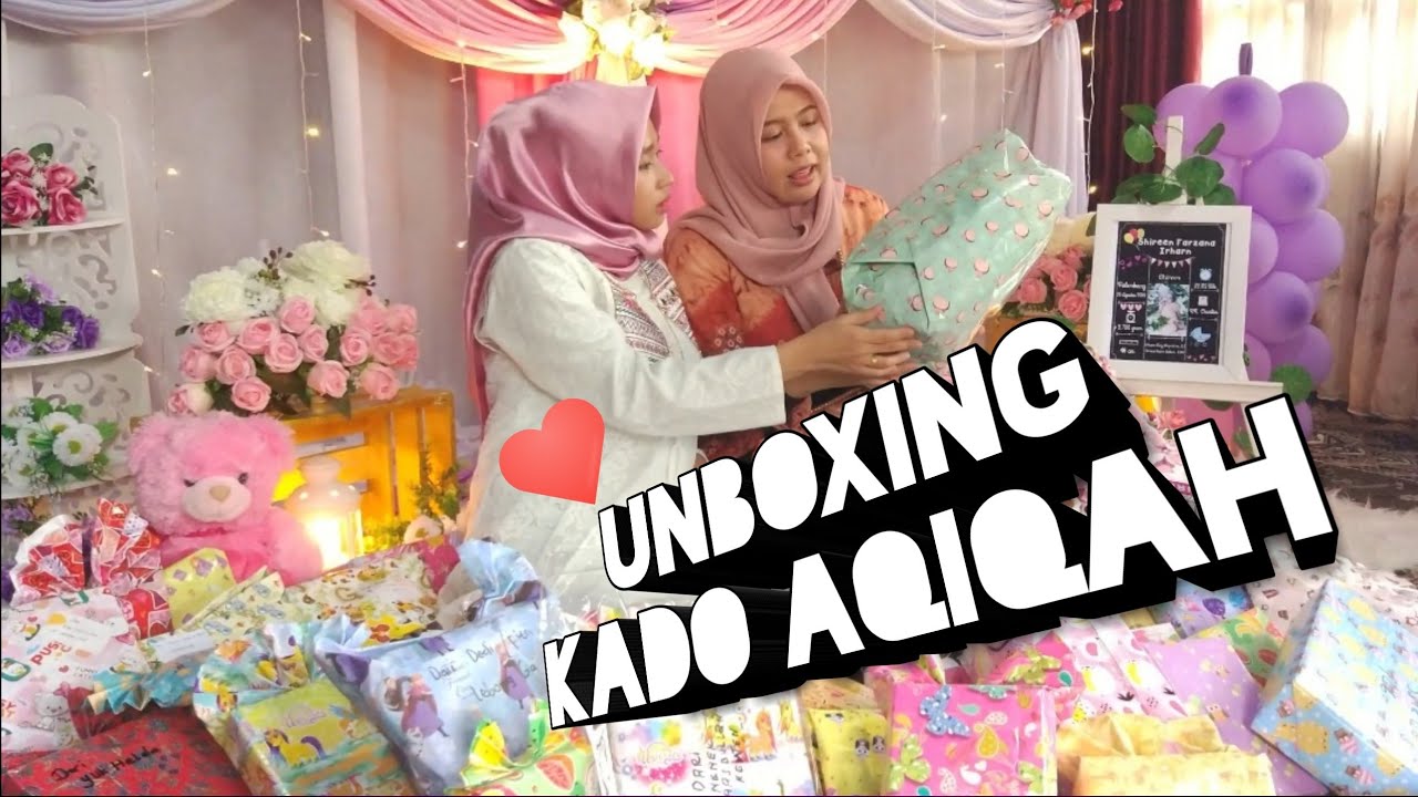 UNBOXING KADO AQIQAH - YouTube