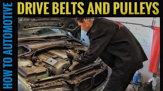 How To Replace The Belts And Idler  And Tensioner  Pulleys On A BMW 3 Series E46