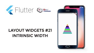 Flutter Tutorial - Layout Widgets #21 Intrinsic Width