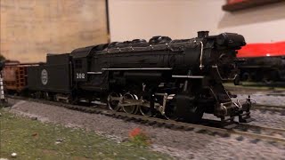 Rivarossi Indiana Harbor Belt 0-8-0 Running and Demo (Booster Truck Ver.)